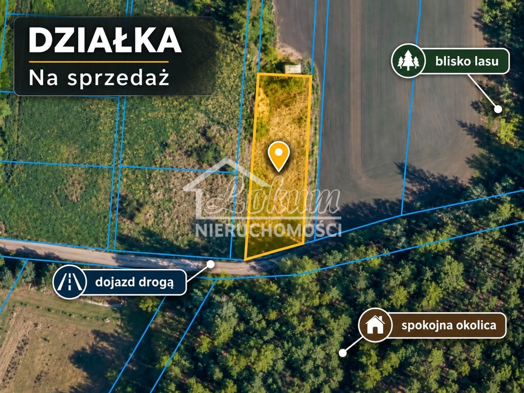 Działka rolna 1000&nbsp;m², Trzebieradz - zdjęcie 2