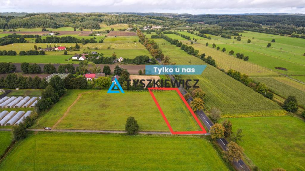 Działka przy głównej drodze - WZ NA 2 DOMY - zdjęcie 1