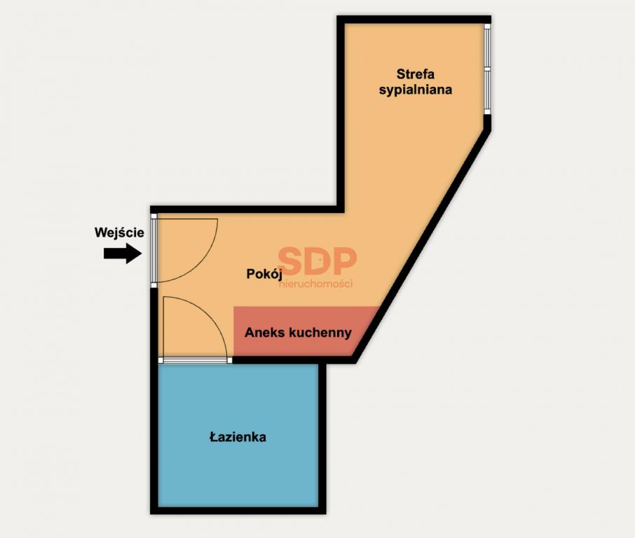 Mieszkanie 14&nbsp;m², Łódź, Nawrot - zdjęcie 8