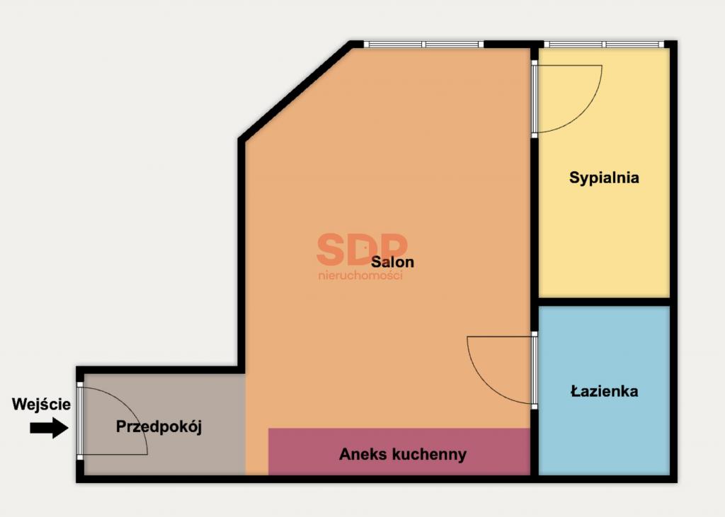 Mieszkanie 30&nbsp;m², Łódź, Nawrot - zdjęcie 8