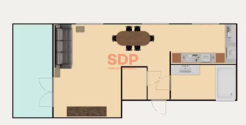 Mieszkanie 30&nbsp;m², Wrocław - zdjęcie 2