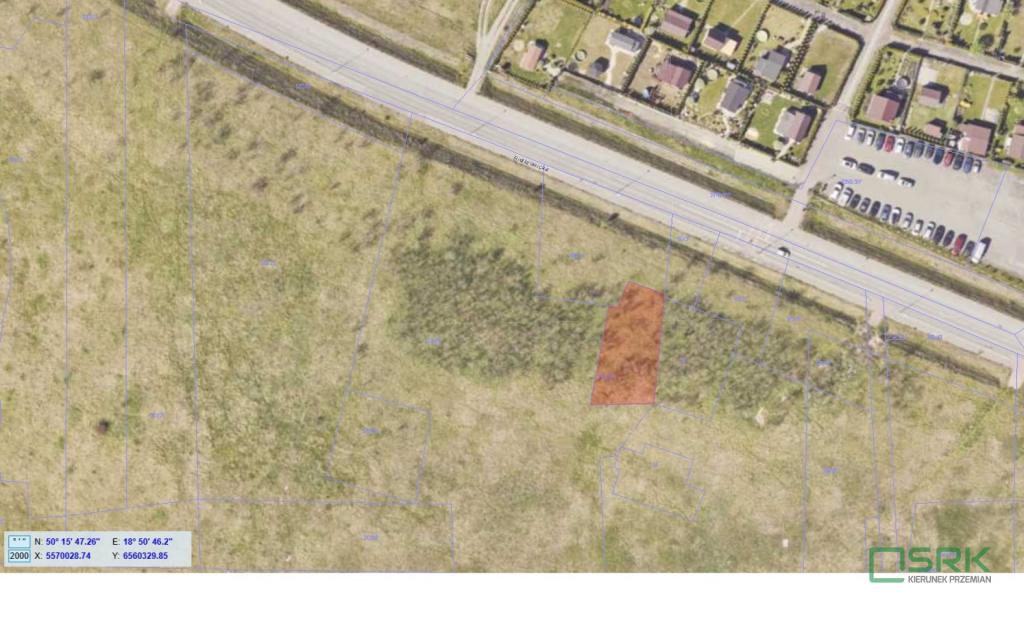 Działka inwestycyjna 520&nbsp;m², Ruda Śląska, Bielszowicka - zdjęcie 1