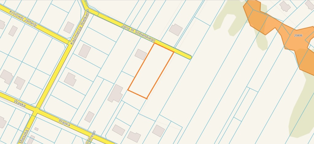 Działka budowlana 3001 m², Łomża, Jana III Sobieskiego - zdjęcie 3
