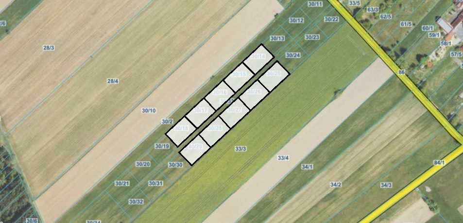 Działka budowlana 799 m², Grzymały Szczepankowskie - zdjęcie 2