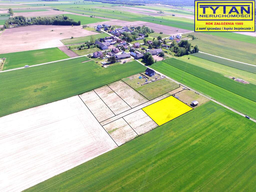 Działka budowlana 1840 m², Wyrzyki - zdjęcie 1