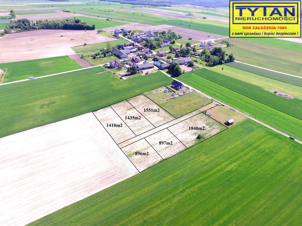 Działka budowlana 1410 m², Wyrzyki - zdjęcie 2