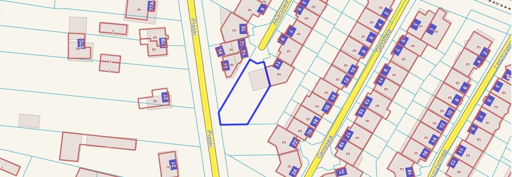 Działka budowlana 505 m², Łomża, Akacjowa - zdjęcie 2