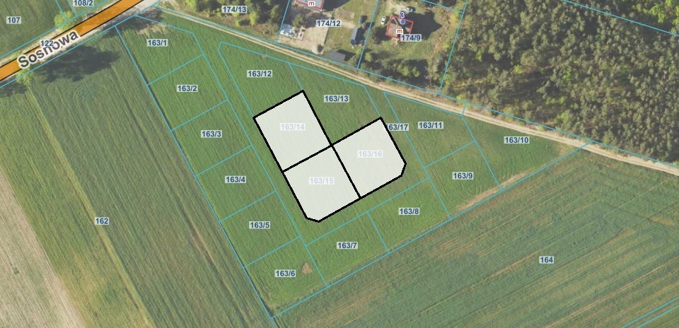 Działka budowlana 1054 m², Nowogród, Sosnowa - zdjęcie 1