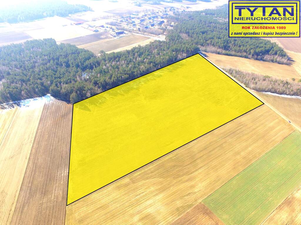 Działka budowlana 10,74 ha, Gołasze-Dąb - zdjęcie 1