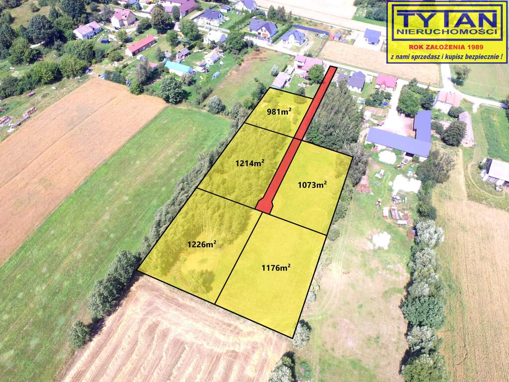 Działka budowlana 981 m², Giełczyn, Górzysta - zdjęcie 1