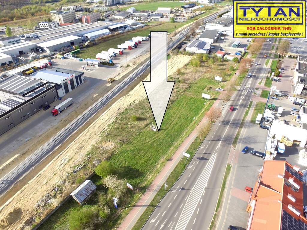 Działka budowlana 1045 m², Łomża, Aleja Legionów - zdjęcie 2