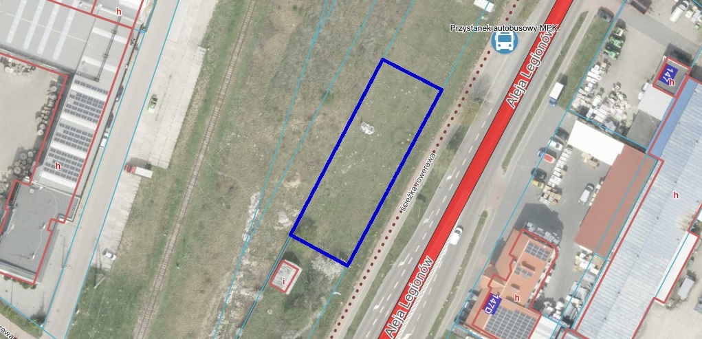 Działka budowlana 1045 m², Łomża, Aleja Legionów - zdjęcie 5