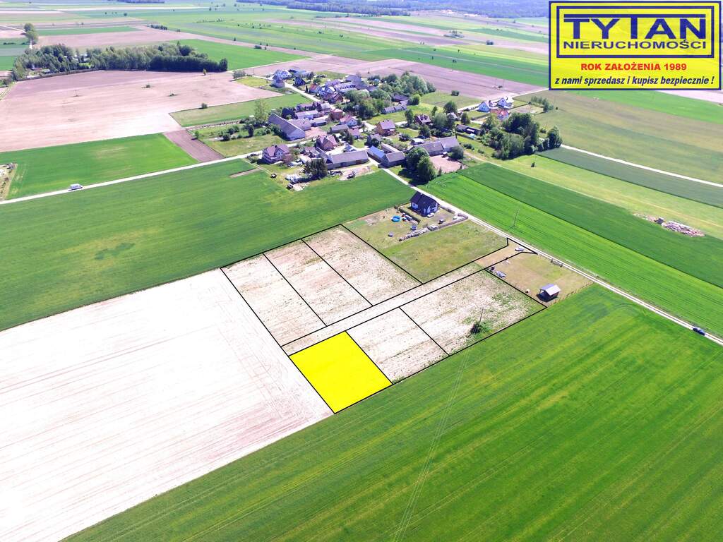 Działka budowlana 896 m², Wyrzyki - zdjęcie 1