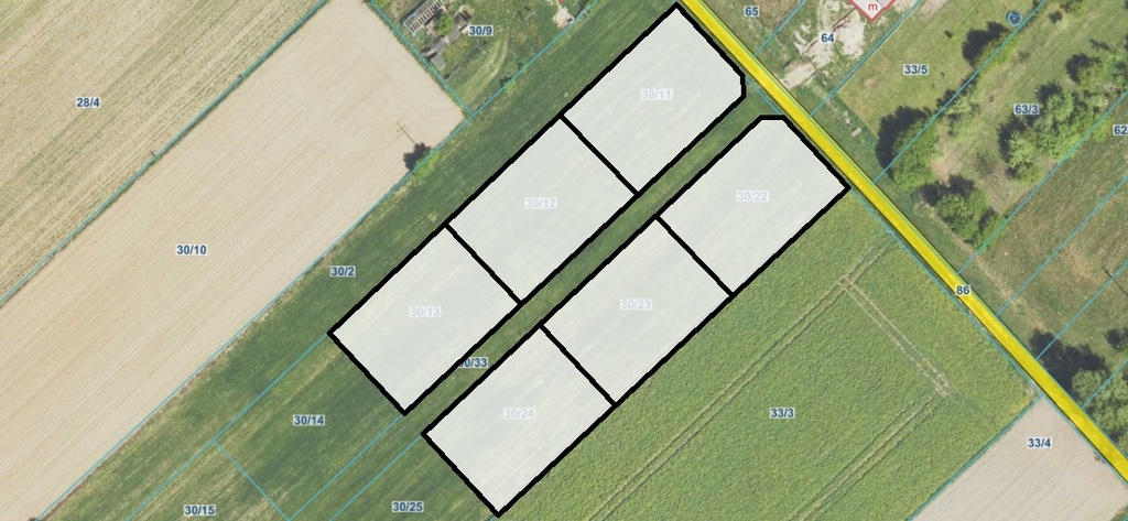 Działka budowlana 799 m², Grzymały Szczepankowskie - zdjęcie 2