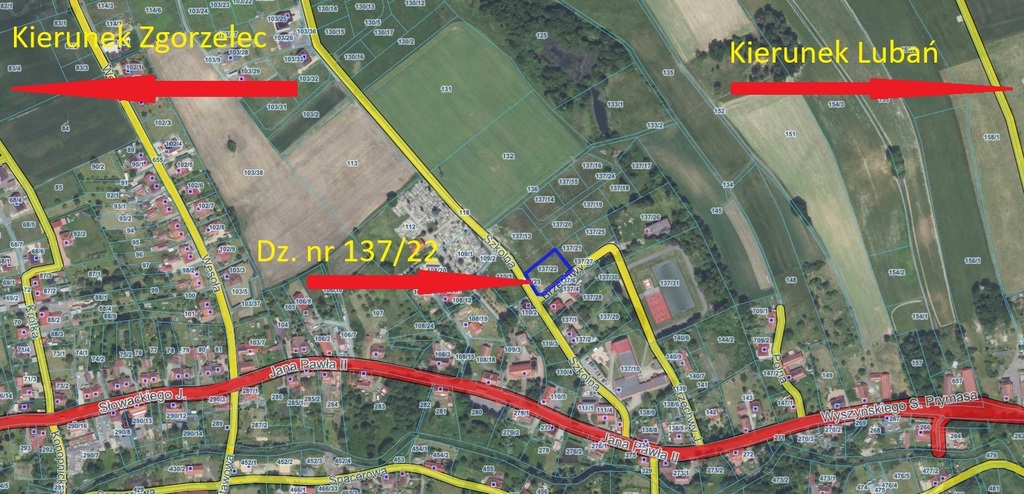 Działka budowlana 1381&nbsp;m², Zaręba - zdjęcie 2