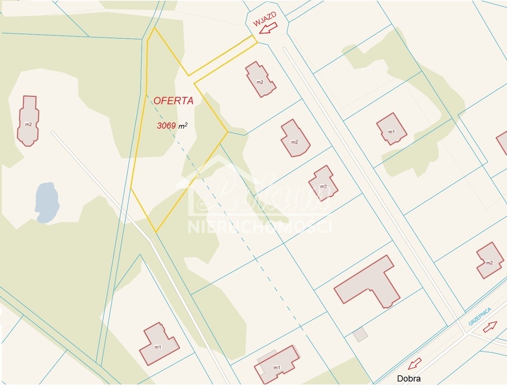 Działka budowlana 3069 m², Grzepnica - zdjęcie 1