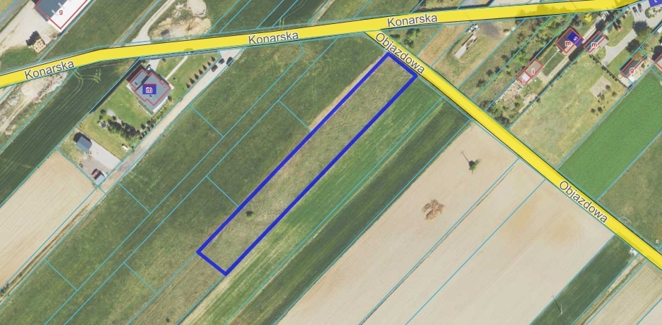 Działka budowlana 2984 m², Siemień Nadrzeczny, Objazdowa - zdjęcie 1