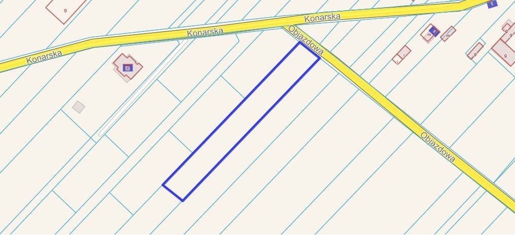 Działka budowlana 2984 m², Siemień Nadrzeczny, Objazdowa - zdjęcie 2