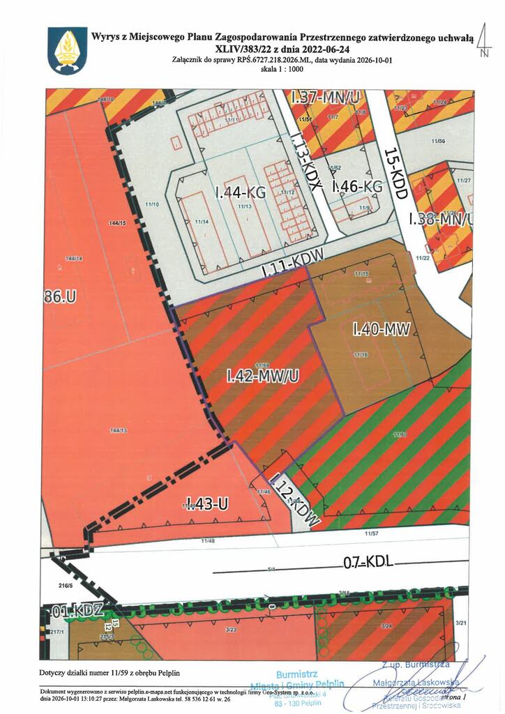 Działka budowlana 3913 m², Pelplin - zdjęcie 1