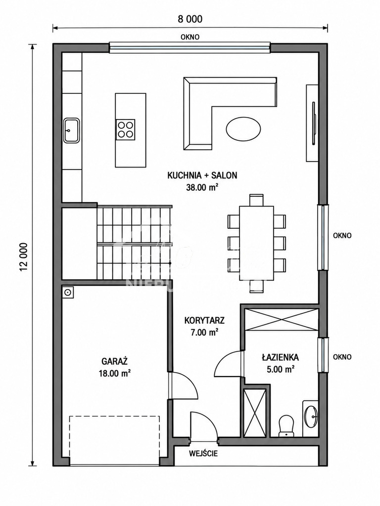 Dom 135 m², Warzymice, Turkusowa - zdjęcie 4