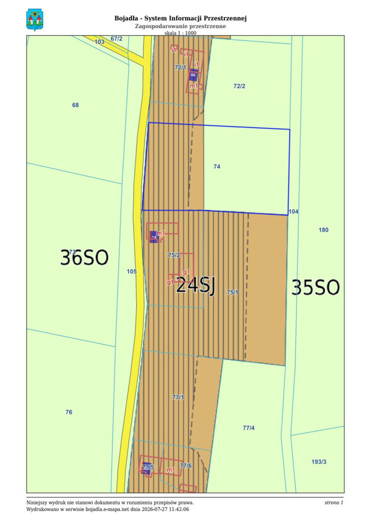 Działka budowlana 4000 m², Pólko - zdjęcie 1