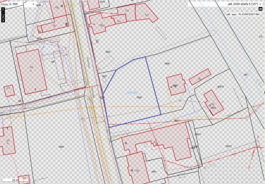 Działka budowlana 1703 m², Jedlina-Zdrój, Noworudzka - zdjęcie 1