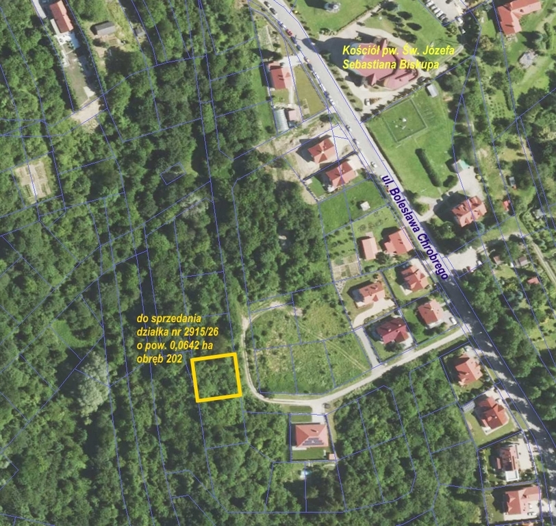 Działka budowlana 637 m², Przemyśl, Bolesława Chrobrego - zdjęcie 2