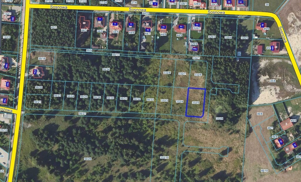 Działka budowlana 1204&nbsp;m², Wioska - zdjęcie 1