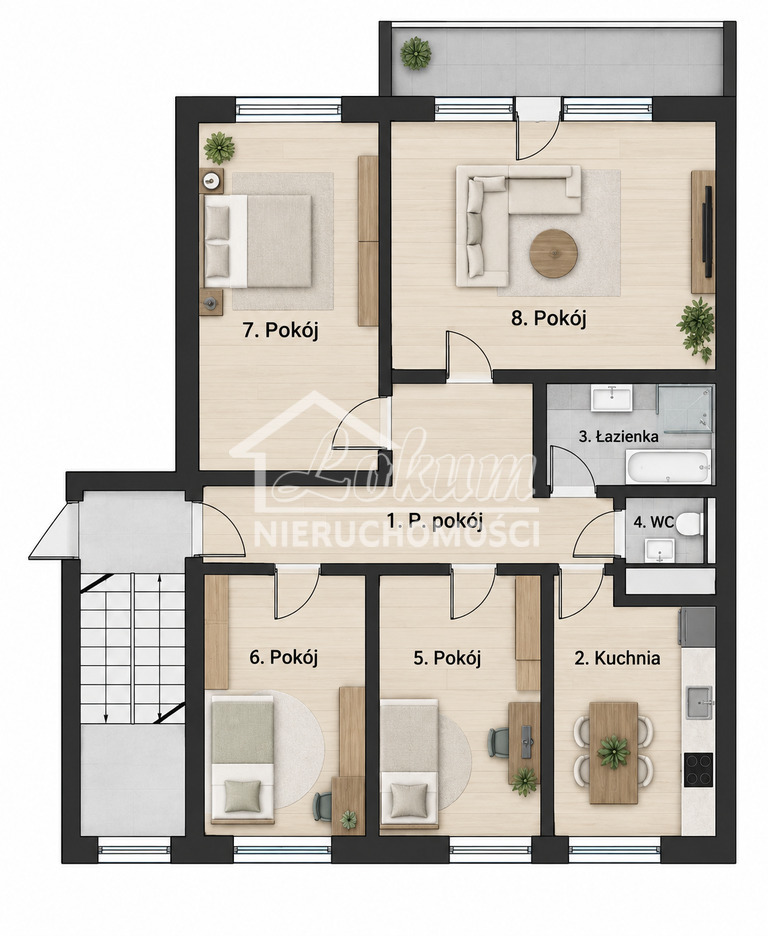Mieszkanie 62,7&nbsp;m², Szczecin, Eugeniusza Romera - zdjęcie 6