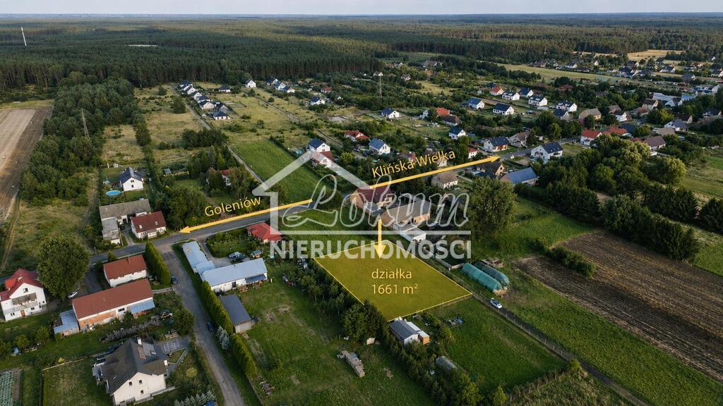 Działka budowlana 1661&nbsp;m², Rurzyca, Bukowa - zdjęcie 2