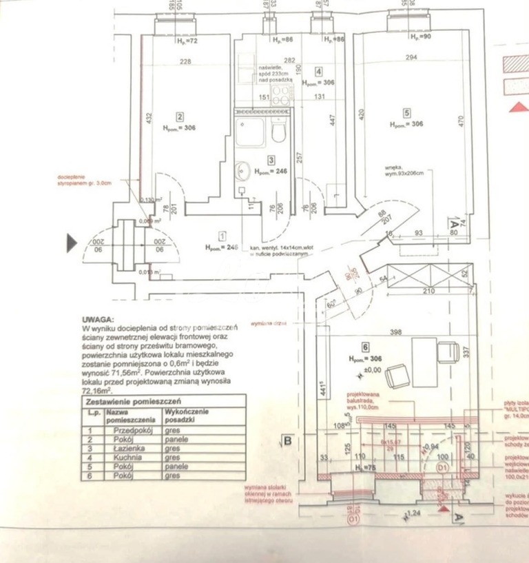 Mieszkanie 71,5 m², Szczecin, ks. Piotra Ściegiennego - zdjęcie 1
