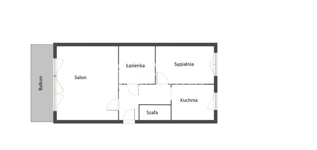 Mieszkanie 49,3&nbsp;m², Szczecin - zdjęcie 6