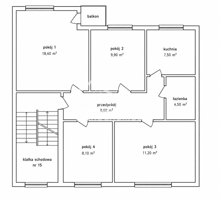Mieszkanie 67,7 m², Szczecin, Rezedowa - zdjęcie 8
