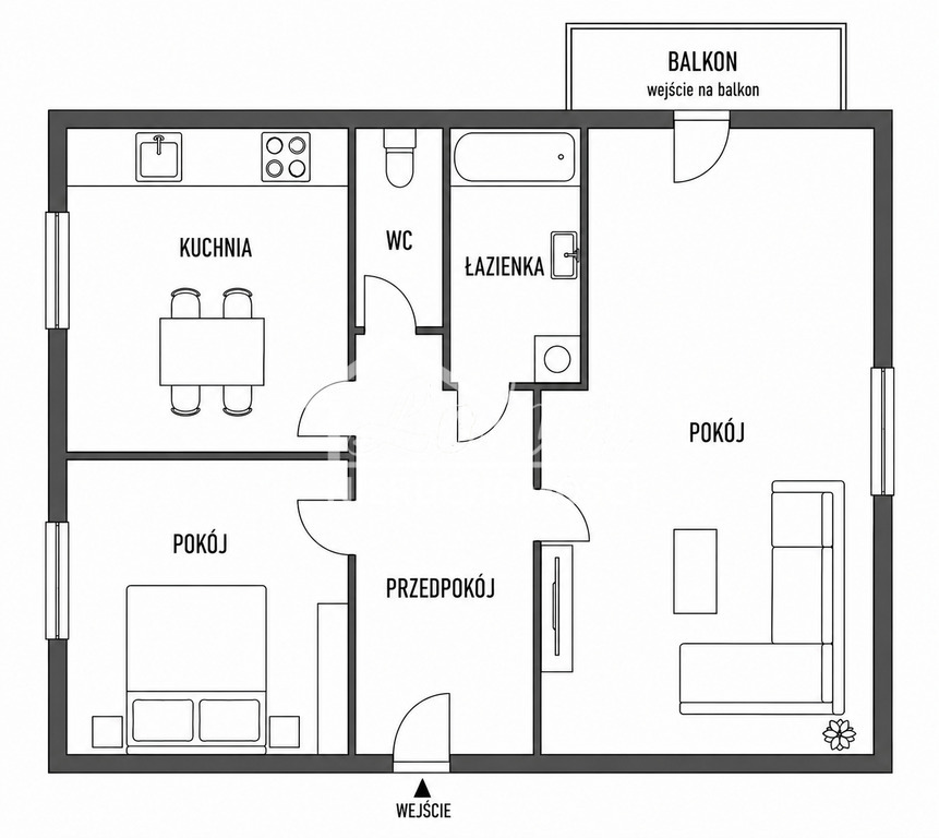 Mieszkanie 47 m², Świnoujście, Jana Matejki - zdjęcie 1