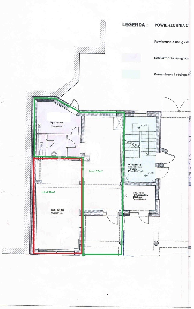 Lokal biurowy do wynajęcia, 52&nbsp;m², Szczecin, Aleja Wojska Polskiego - zdjęcie 4
