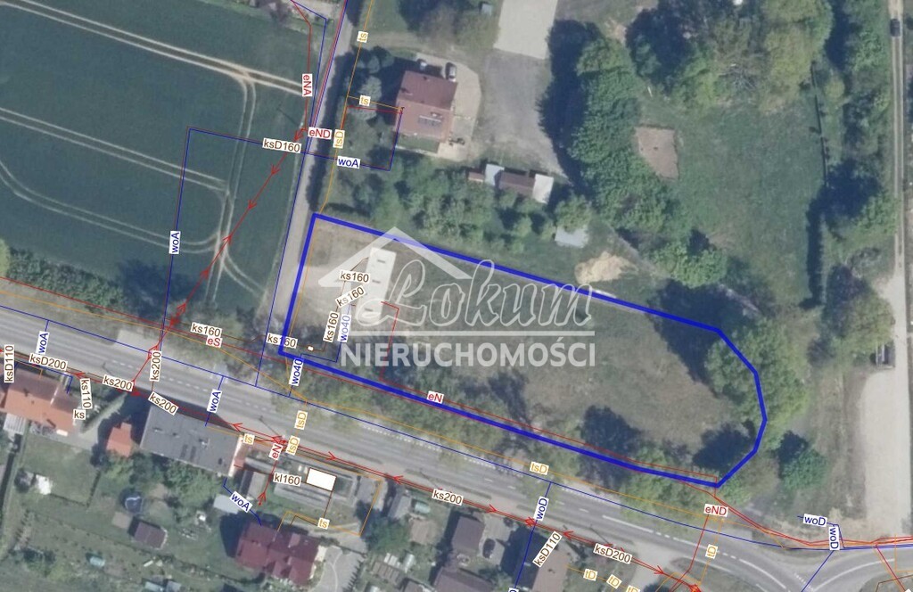 Działka budowlana 4000 m², Brojce, Długa - zdjęcie 1