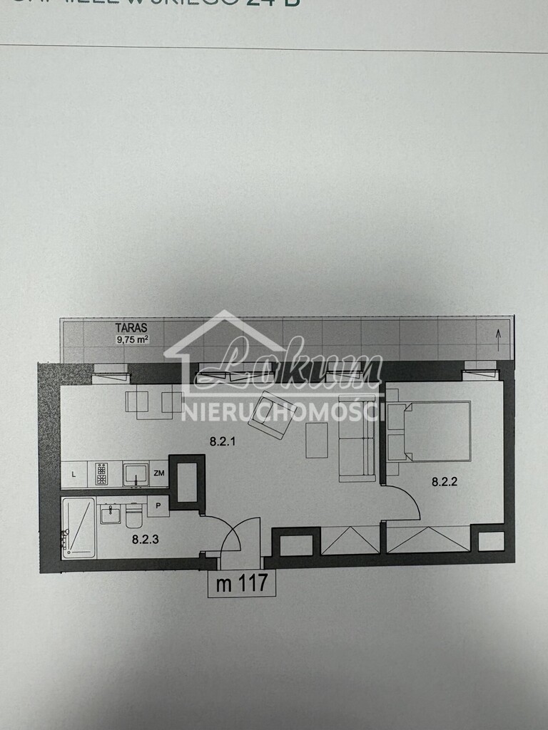 Mieszkanie 37,19 m², Szczecin, Zygmunta Chmielewskiego - zdjęcie 9