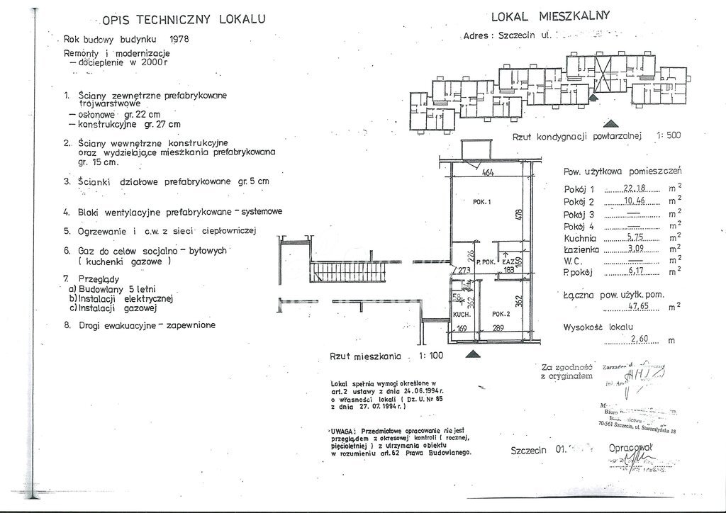 Mieszkanie 48,02&nbsp;m², Szczecin - zdjęcie 7