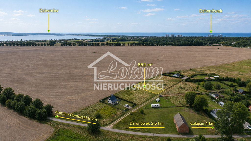 Działka budowlana 852&nbsp;m², Radawka, Słoneczna - zdjęcie 2