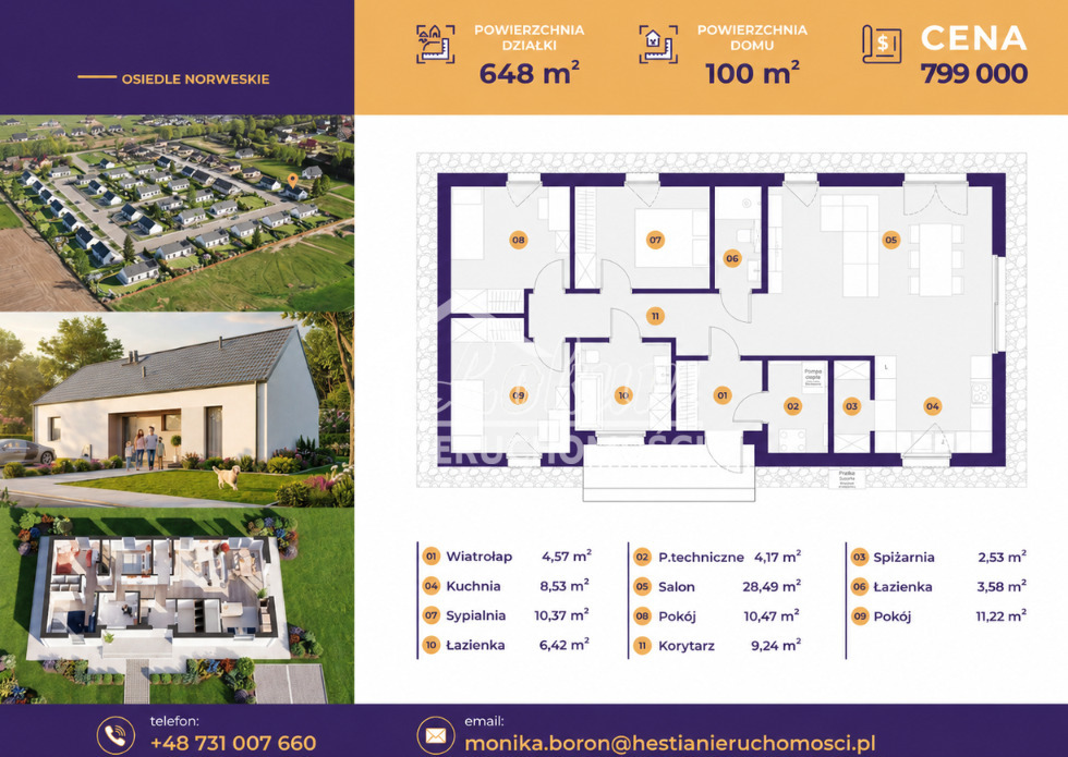 Dom 100&nbsp;m², Koszalin, Bryzy - zdjęcie 4