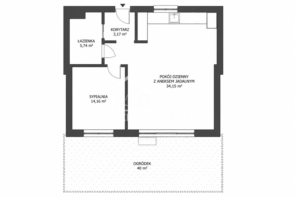 Mieszkanie 57,2&nbsp;m², Szczecin, Barbakan - zdjęcie 13