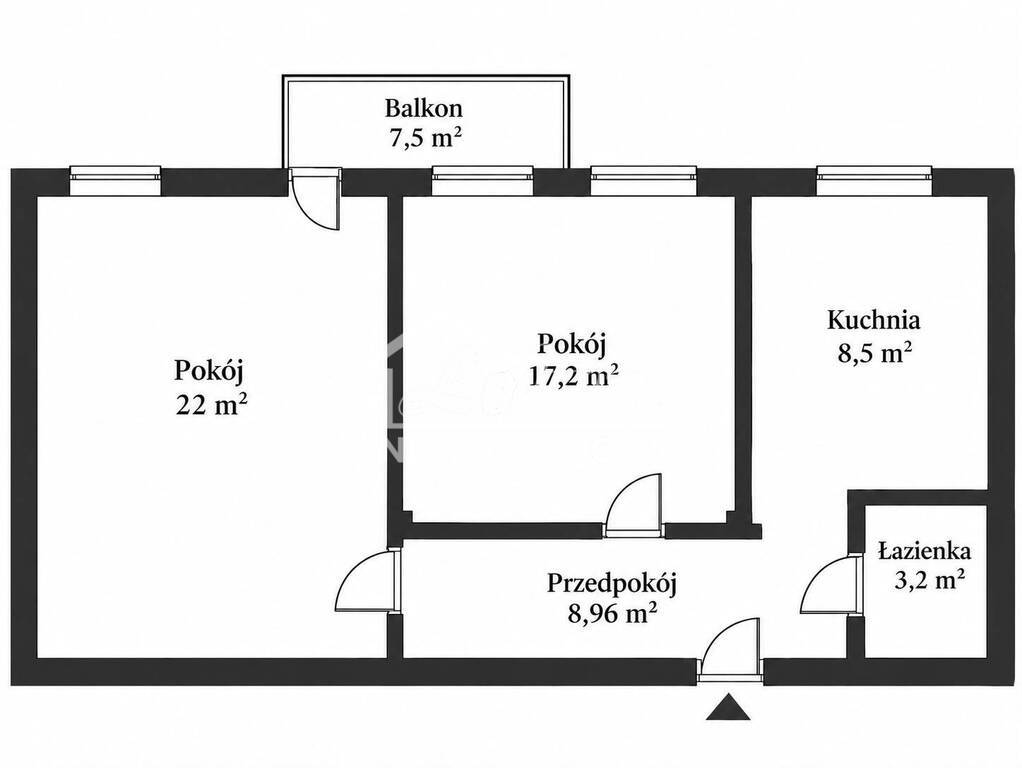 Mieszkanie 60,77&nbsp;m², Szczecin, Aleja Bohaterów Warszawy - zdjęcie 12