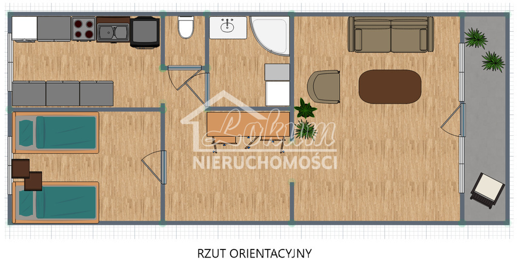 Mieszkanie 49,96 m², Gryfino, Zygmunta Krasińskiego - zdjęcie 8