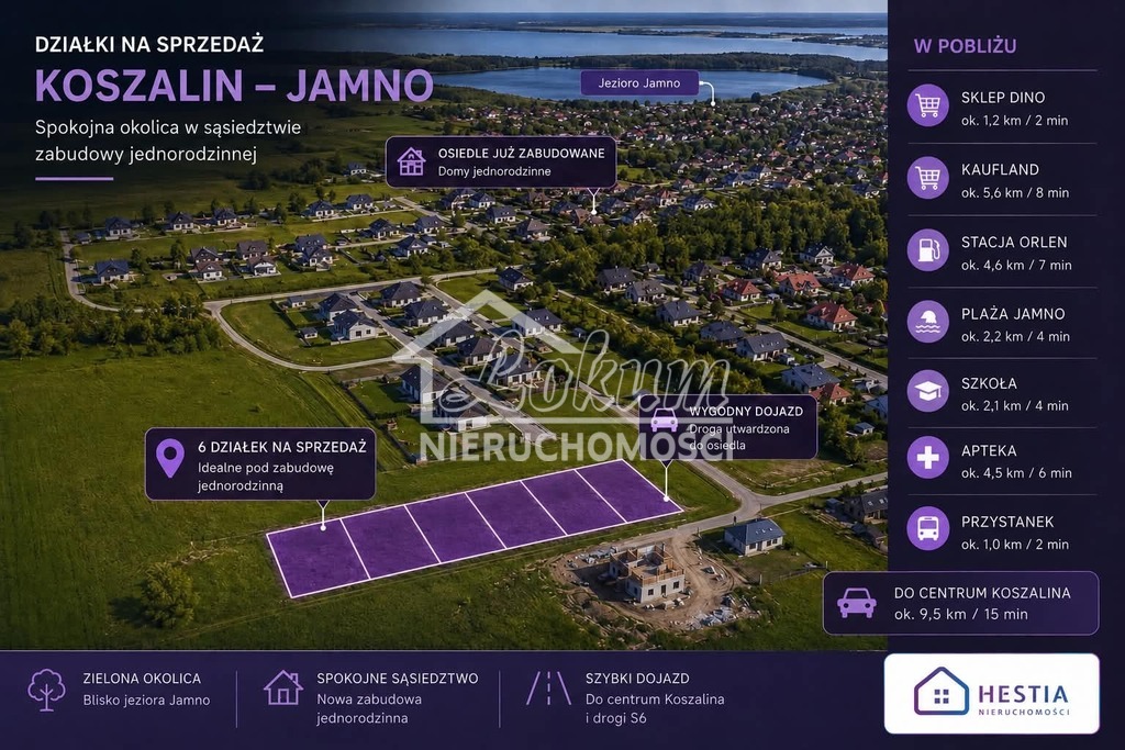 Działka budowlana 830&nbsp;m², Koszalin - zdjęcie 2