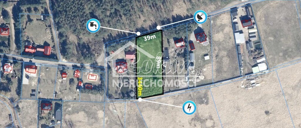 Działka budowlana 3440 m², Nowe Czarnowo - zdjęcie 1