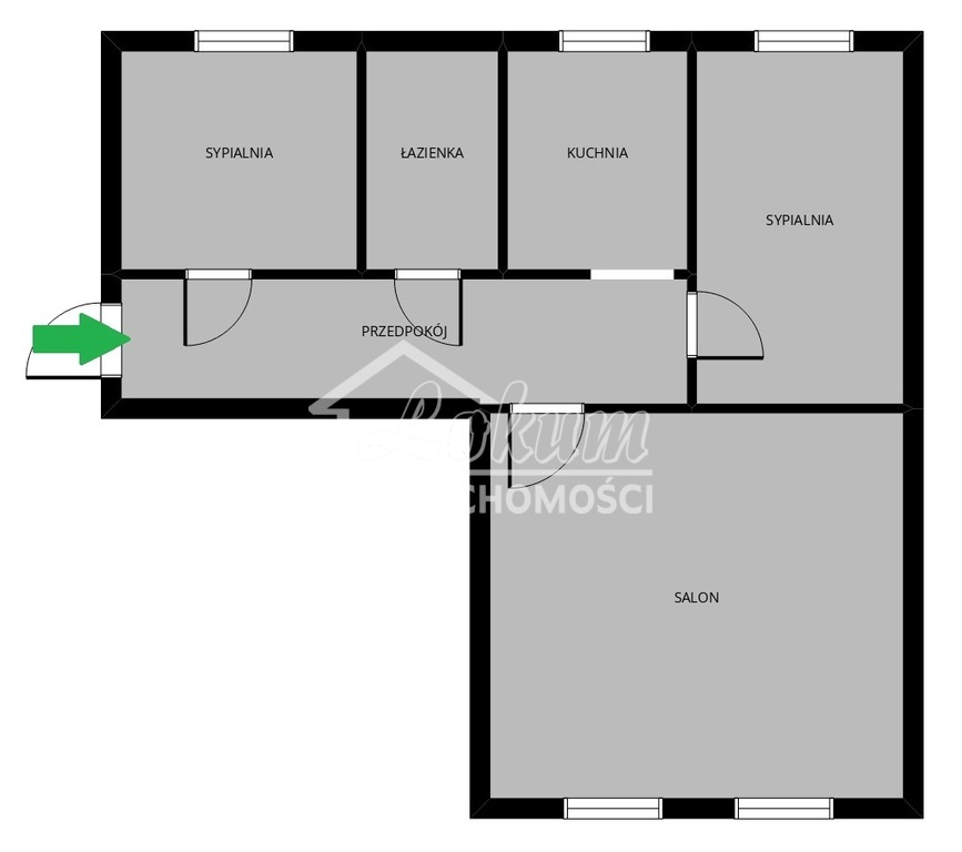 Mieszkanie 66,59 m², Szczecin, Zygmunta Krasińskiego - zdjęcie 5