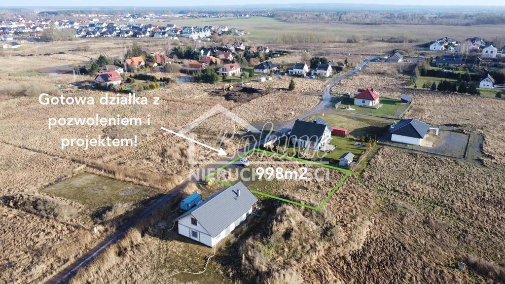 Działka budowlana 998&nbsp;m², Dobra, Słoneczna Dolina - zdjęcie 1
