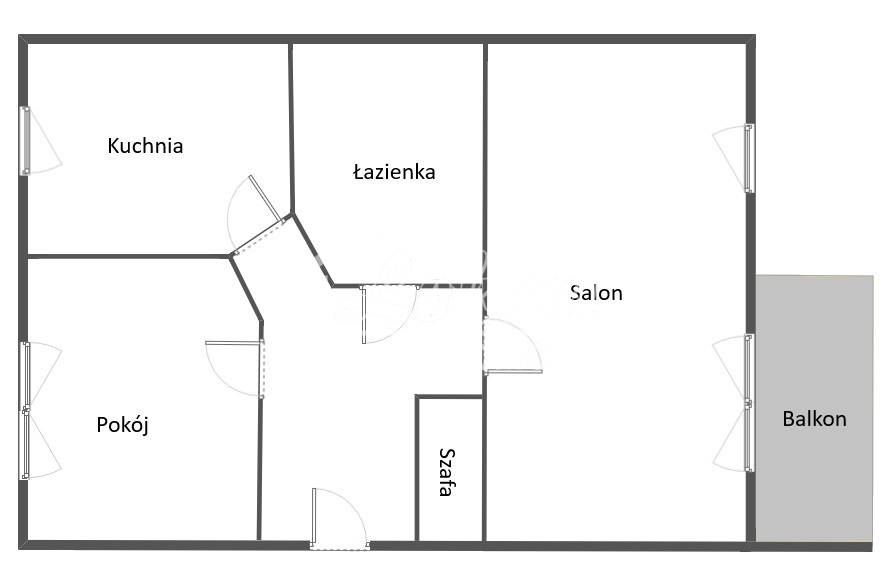 Mieszkanie 54&nbsp;m², Szczecin - zdjęcie 8