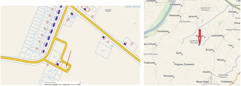 Działka budowlana 1006 m², Lubieszewo - zdjęcie 1