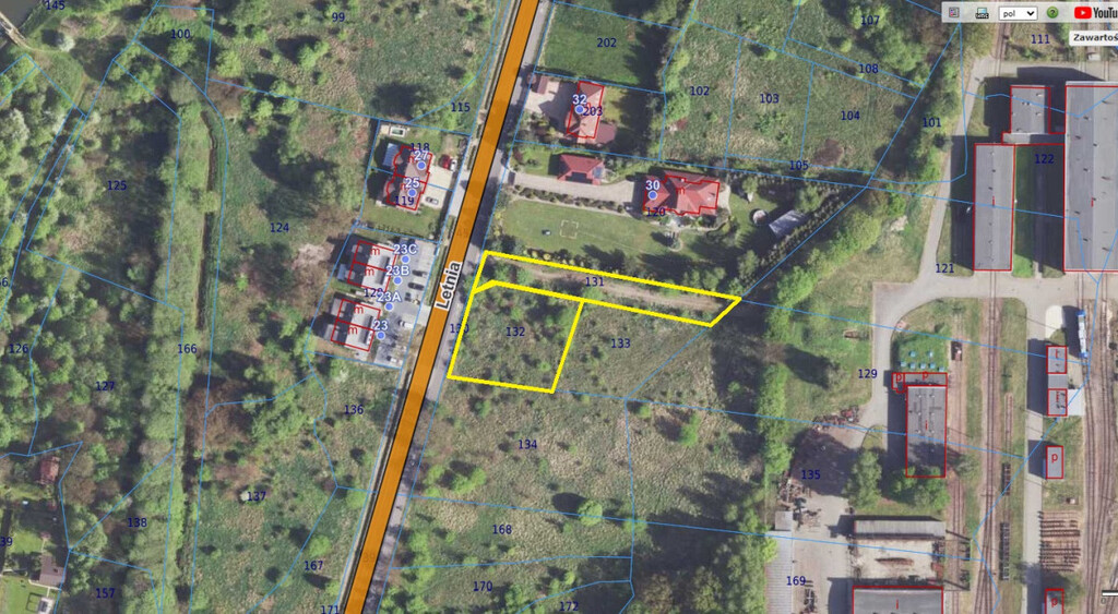 Działka budowlana 1593&nbsp;m², Dąbrowa Górnicza, Letnia - zdjęcie 1